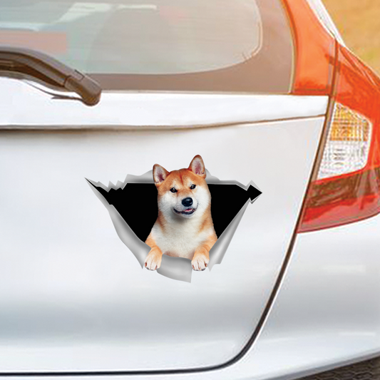 We Like Riding In Cars - Shiba Inu Car/ Door/ Fridge/ Laptop Sticker V1