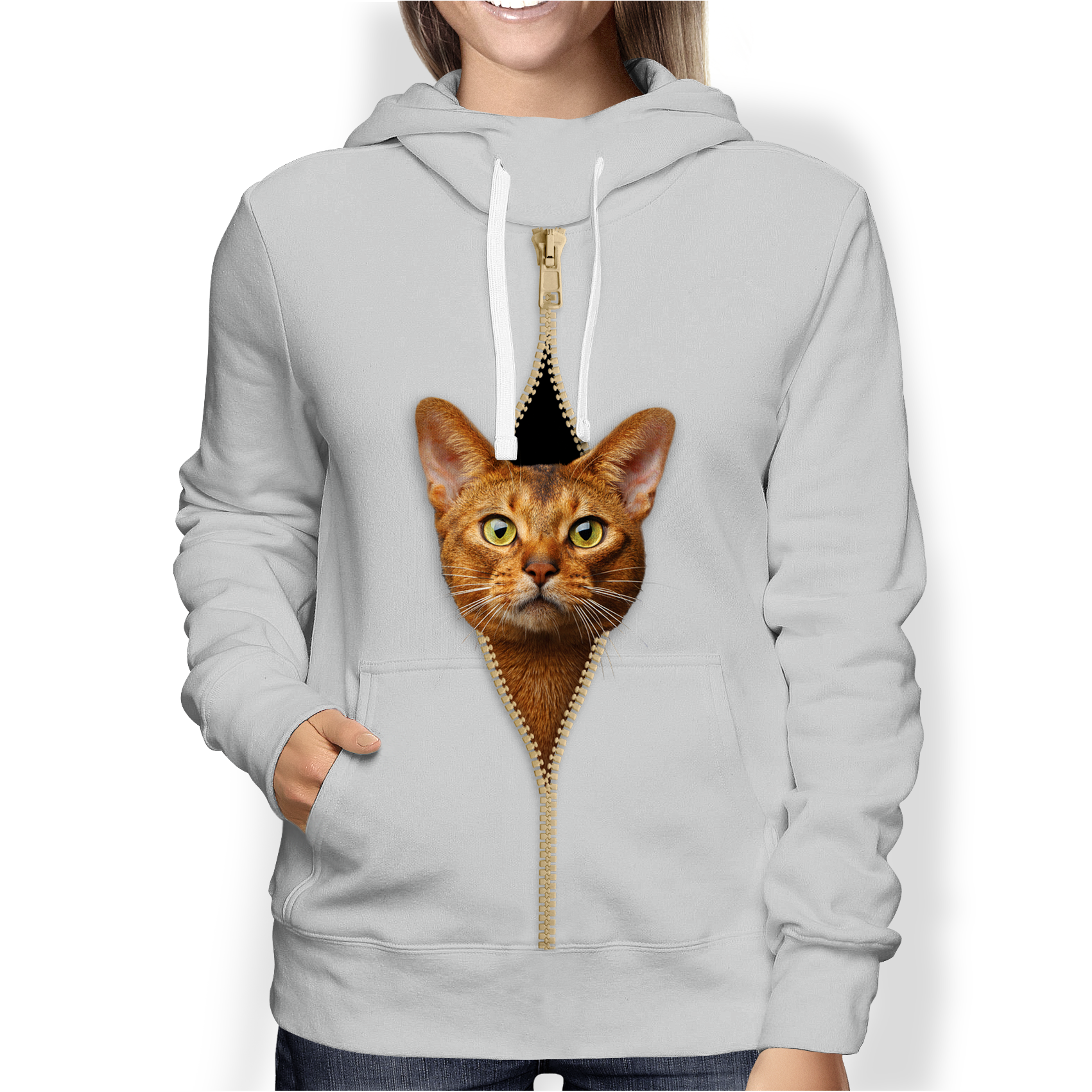 Abyssinian Cat Hoodie V1 - 2