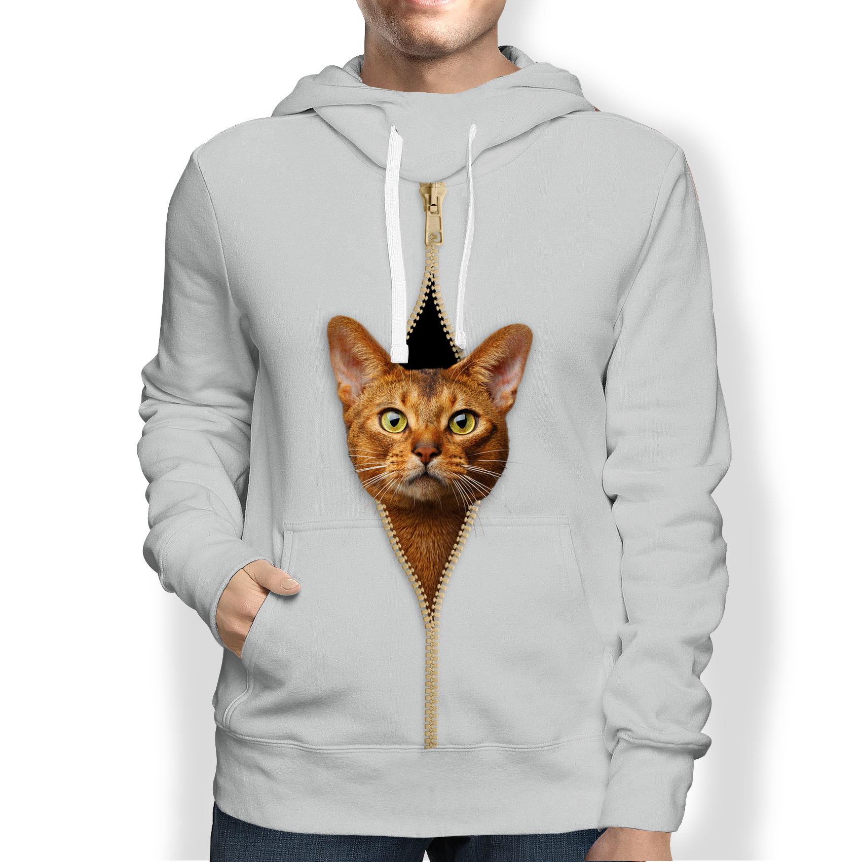 Abyssinian Cat Hoodie V1 - 3