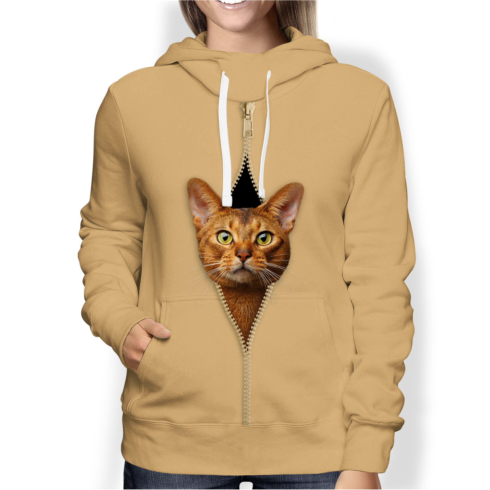 Abyssinian Cat Hoodie V1 - 4