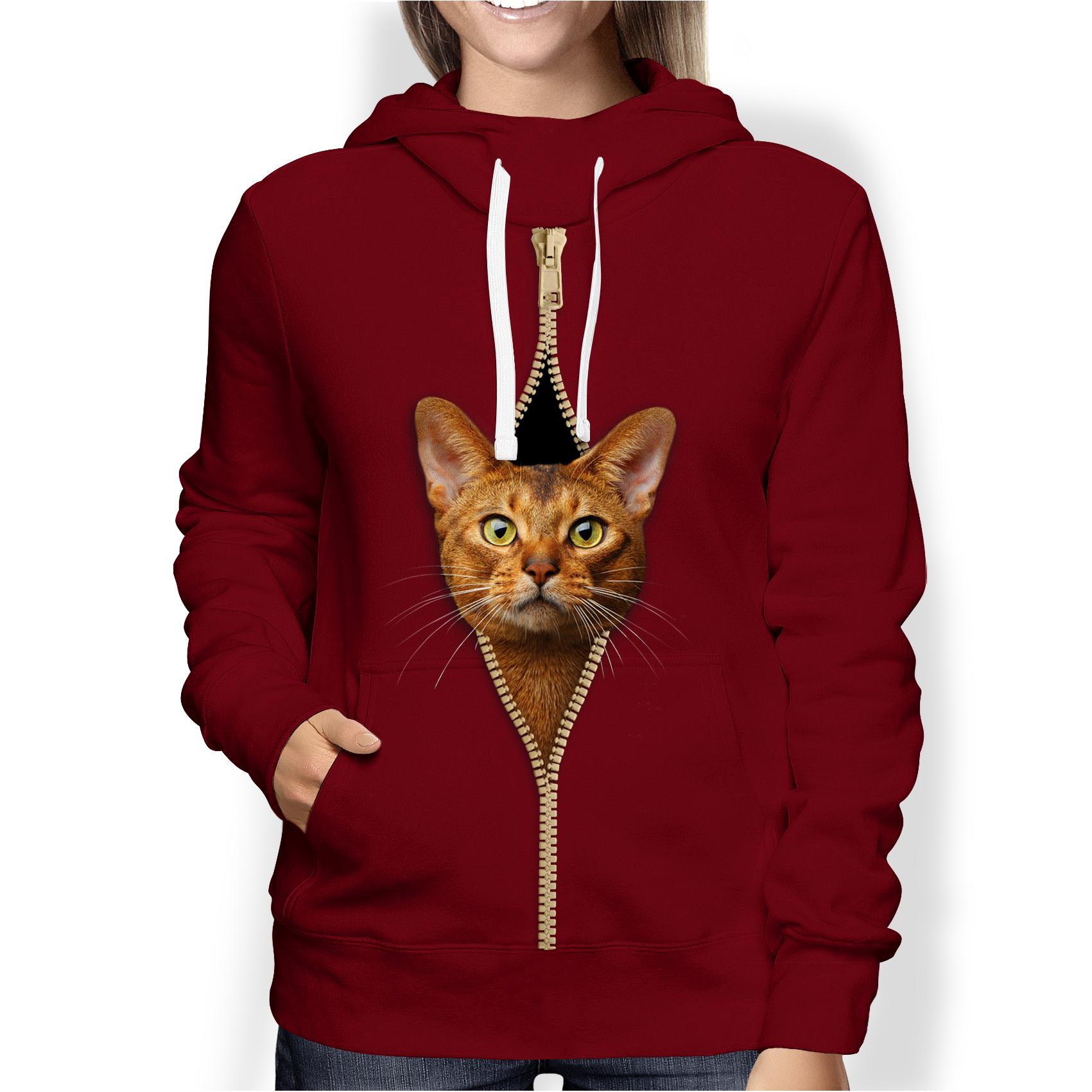 Abyssinian Cat Hoodie V1 - 6