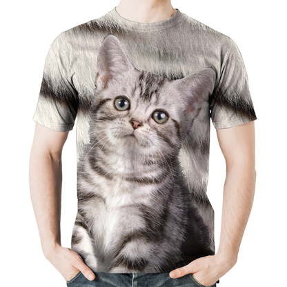 American Shorthair Cat T-Shirt V1