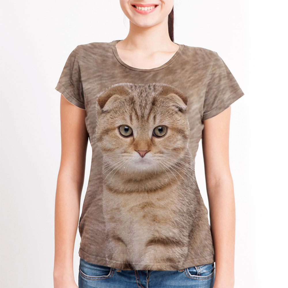 Scottish Fold Katze T-Shirt V1