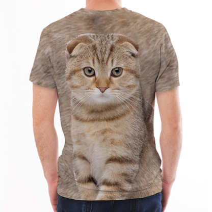 Scottish Fold Cat T-Shirt V1