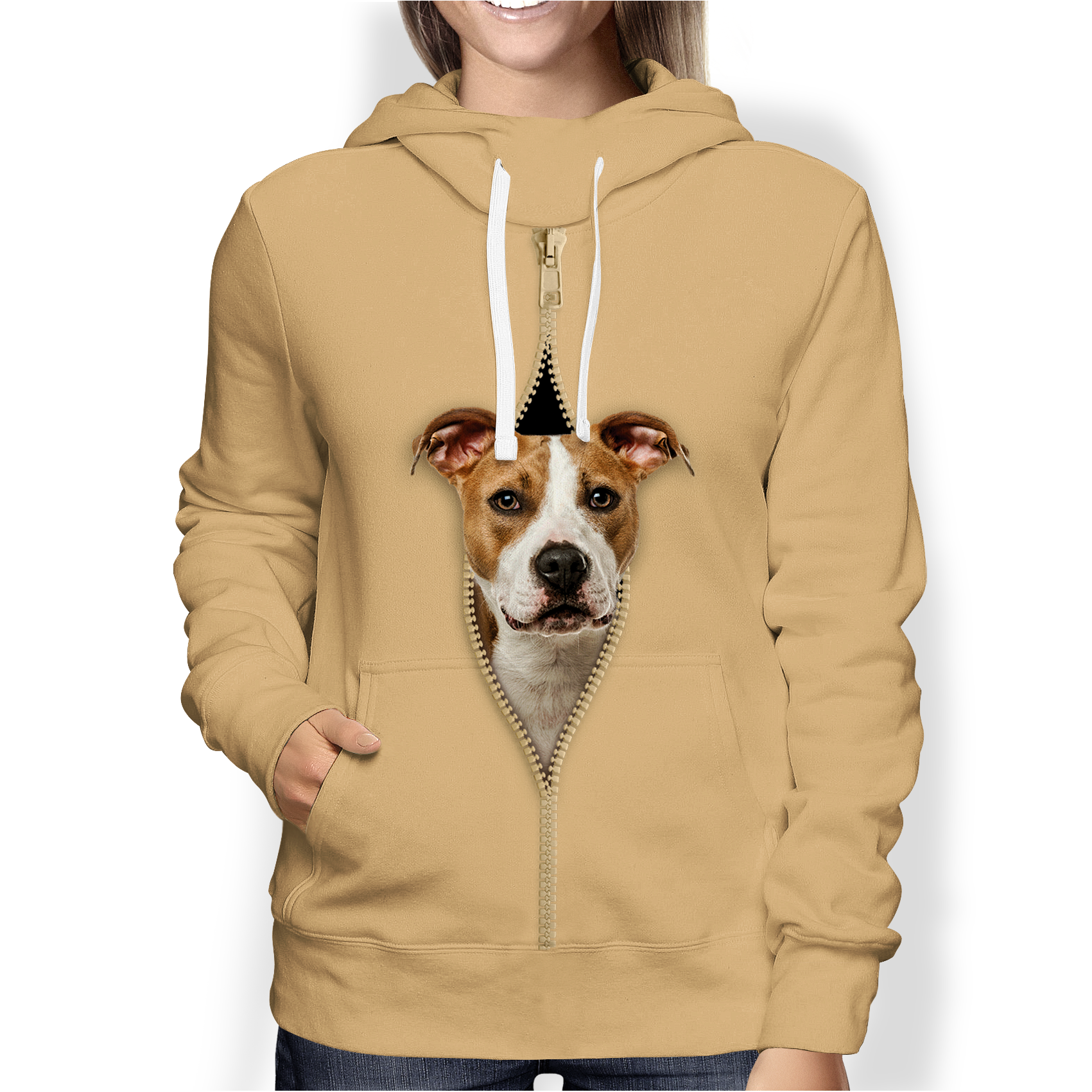 American Staffordshire Terrier Hoodie V4 - 4