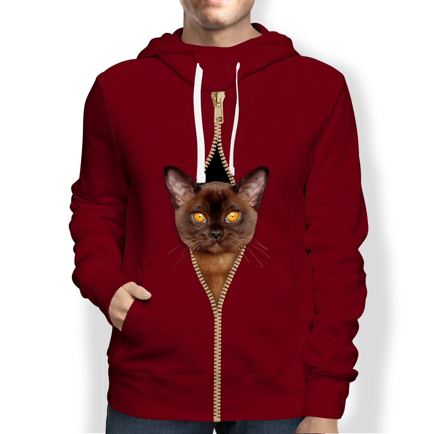 Burmese Cat Hoodie V1 - 7