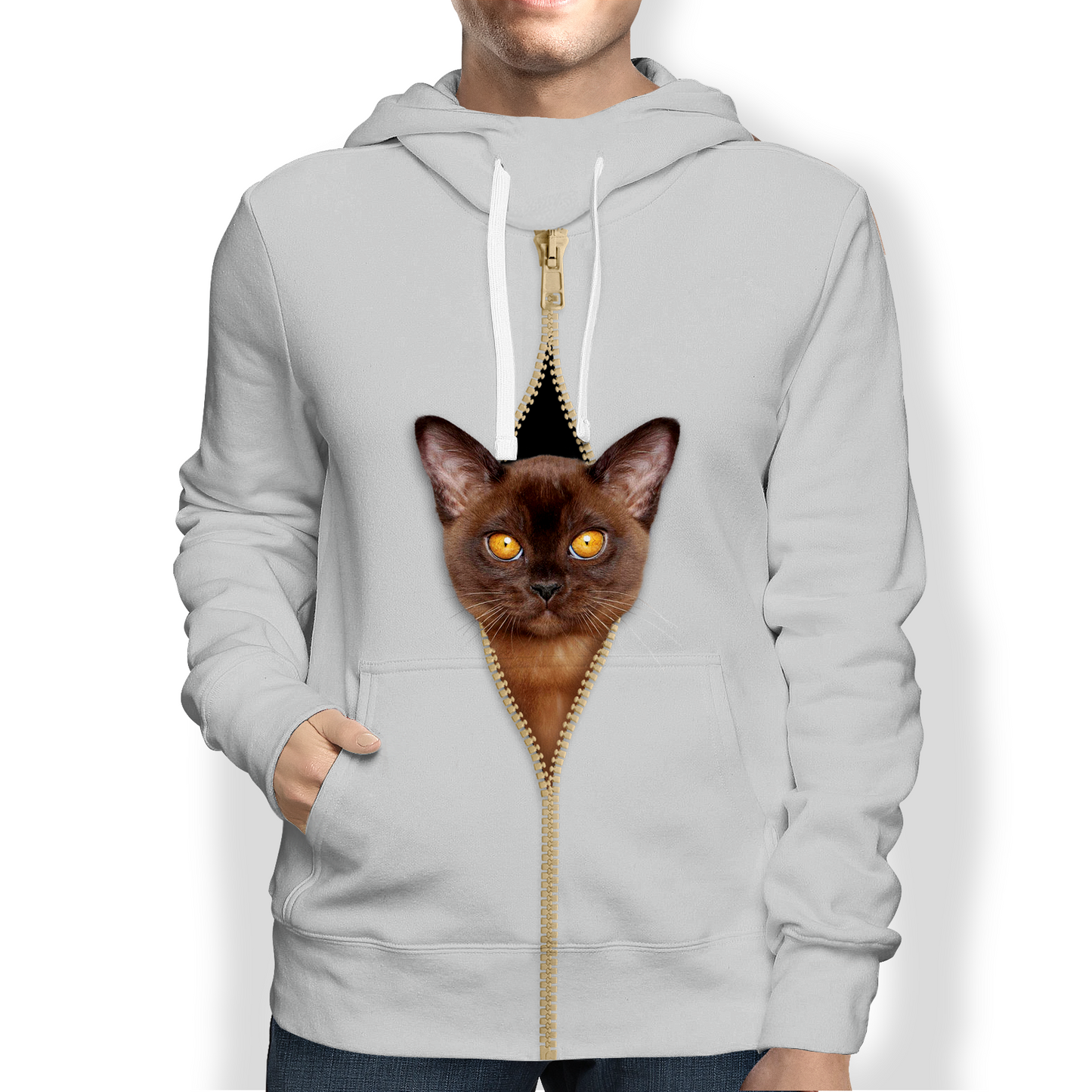 Burmese Cat Hoodie V1 - 3
