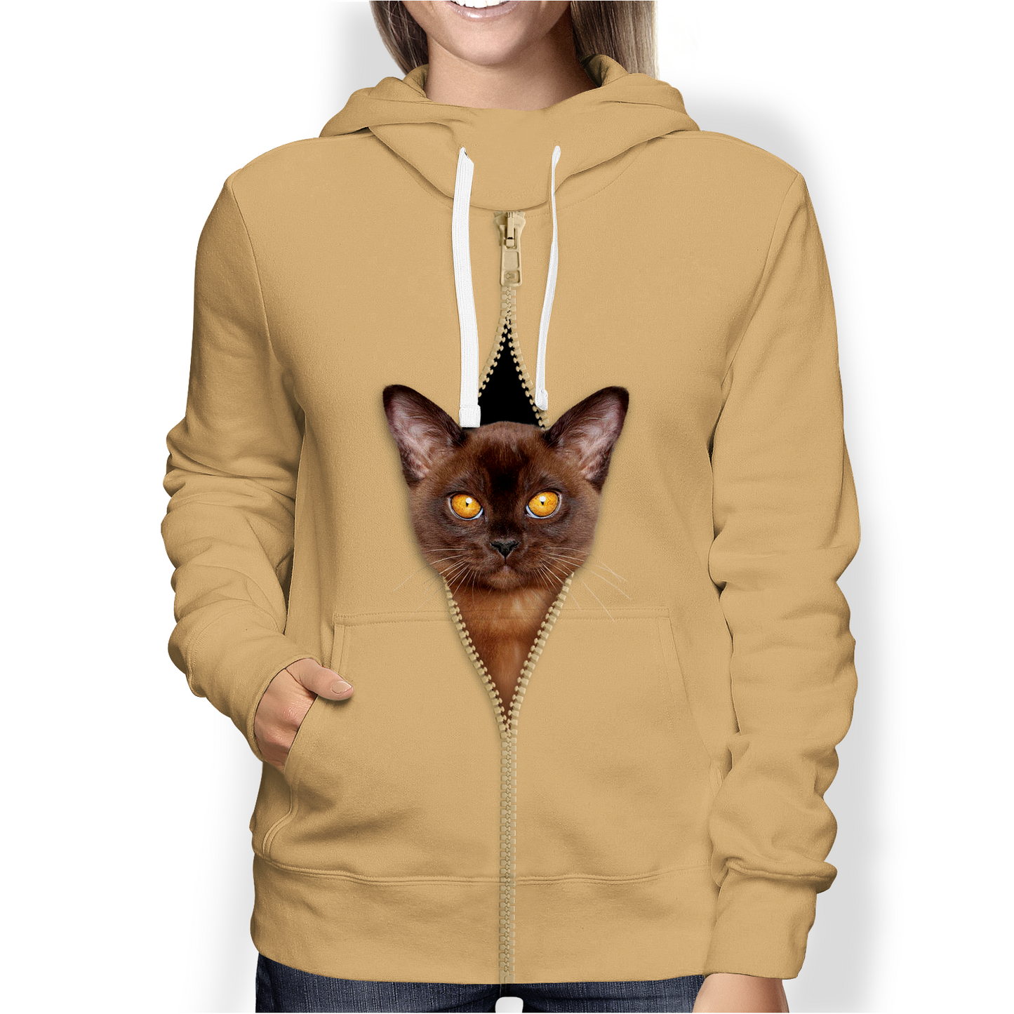 Burmese Cat Hoodie V1 - 4
