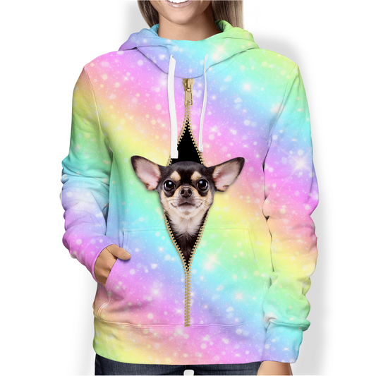 Chihuahua Rainbow Hoodie V1