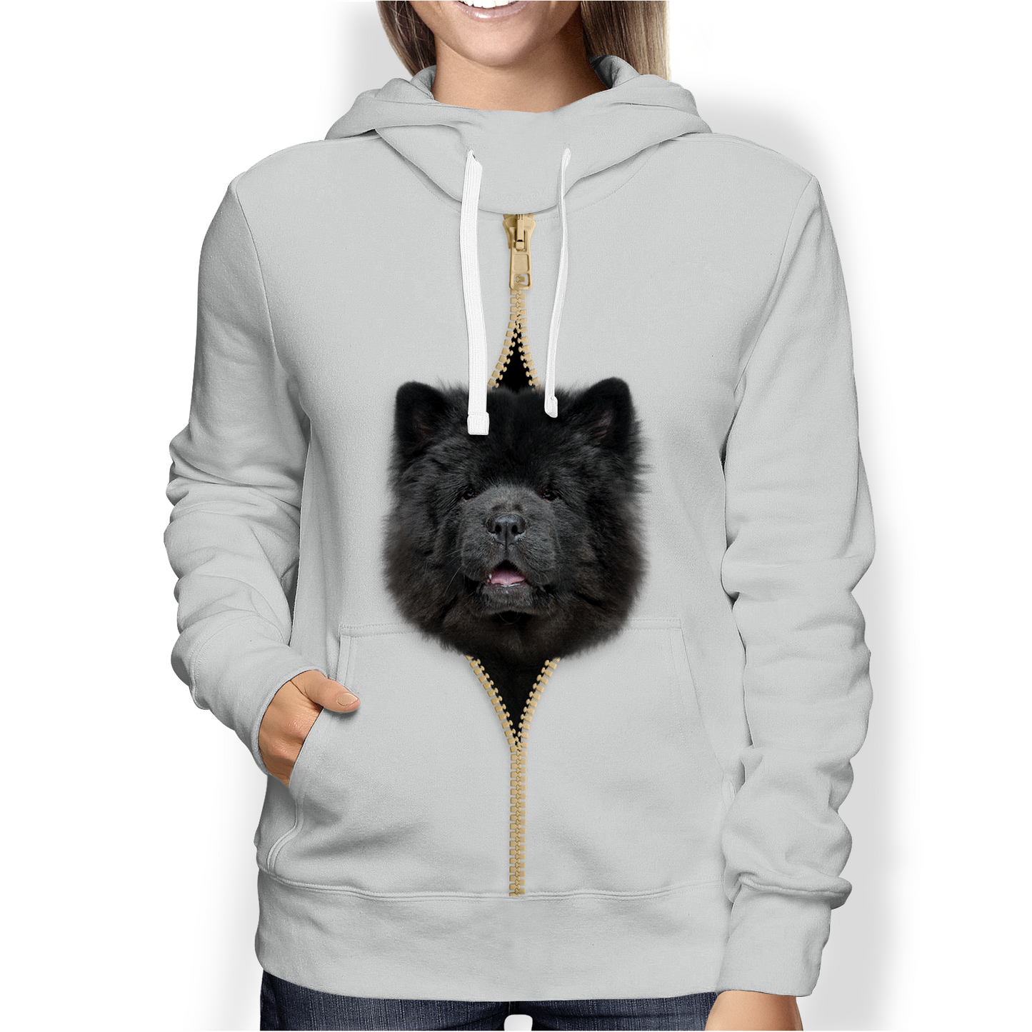I'm With You - Chow Chow Hoodie V2