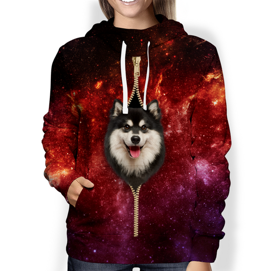 Finnischer Lapphund Galaxy Hoodie V1