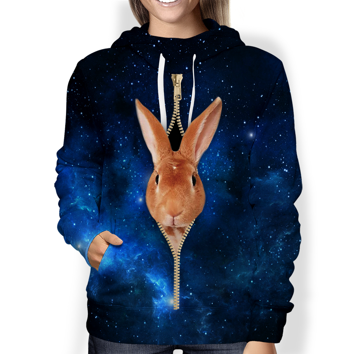 Rabbit Galaxy Hoodie V1