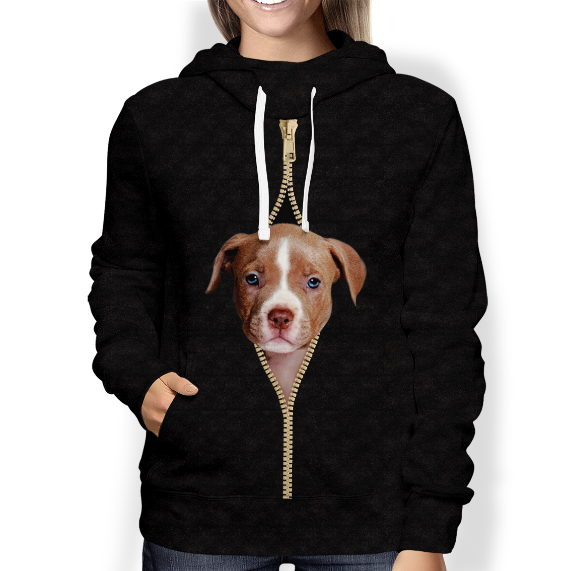 I'm With You - American Pitbull Terrier Hoodie V1
