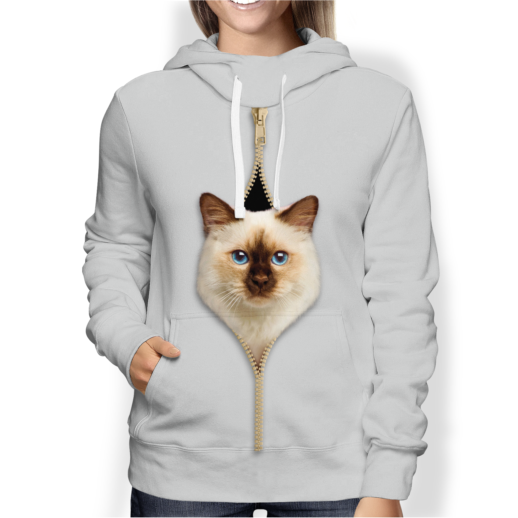 I'm With You - Hoodie with pet - 2