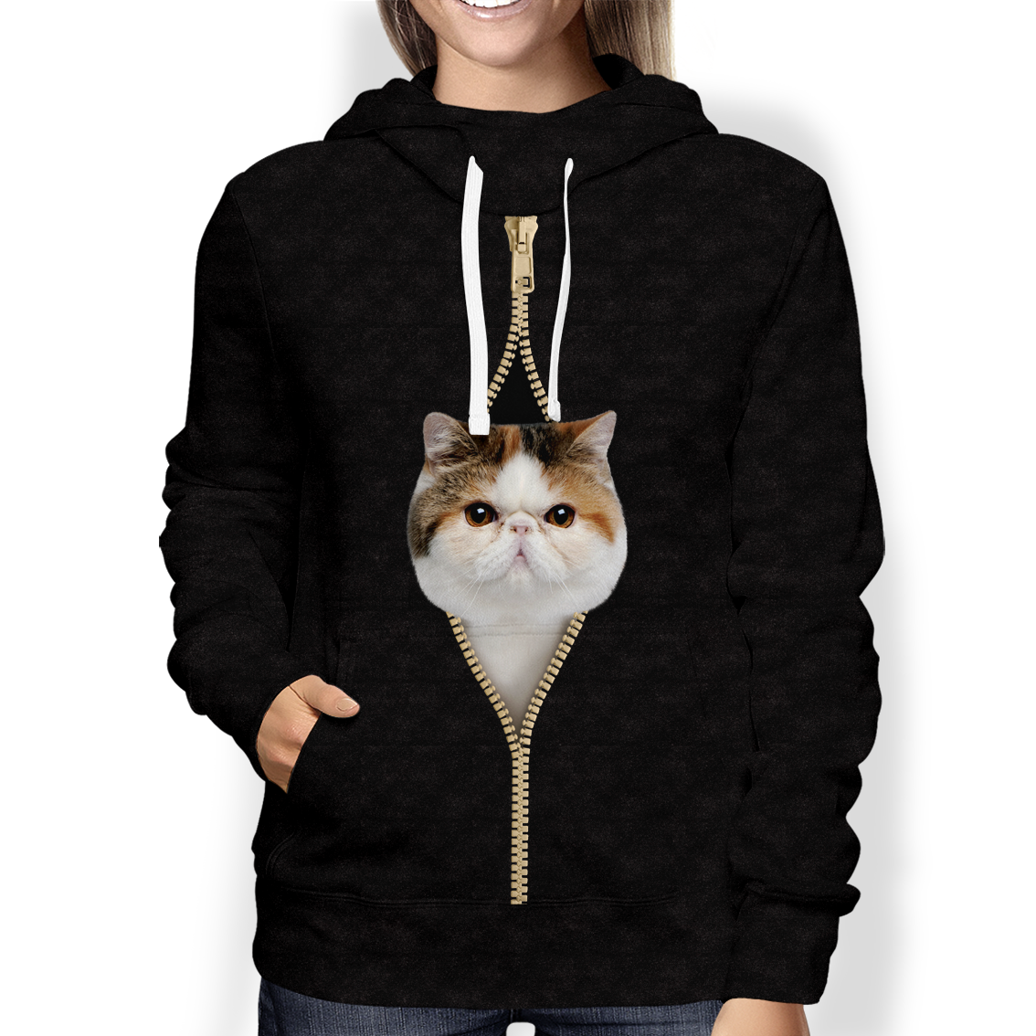 I'm With You - Exotic Cat Hoodie V1