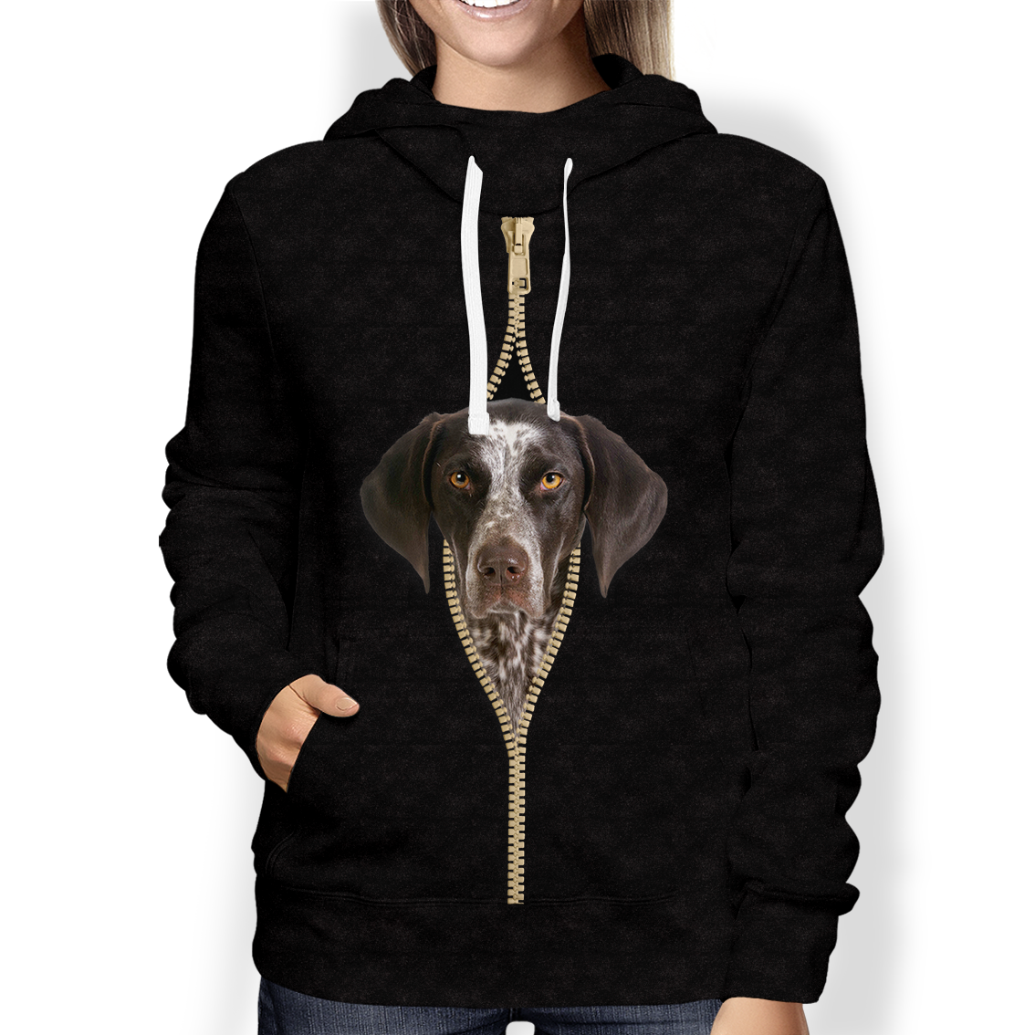 I'm With You - German Shorthaired Pointer Hoodie V2