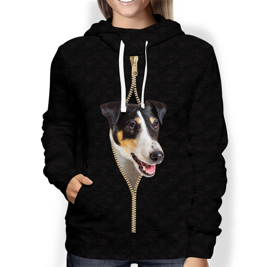 I'm With You - Smooth Fox Terrier Hoodie V2