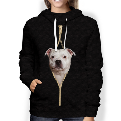 I'm With You - Staffordshire Bull Terrier Hoodie V3