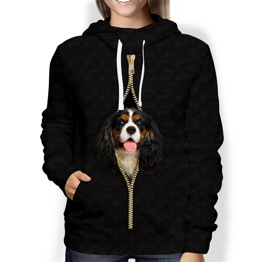 I'm With You - Cavalier King Charles Spaniel Hoodie V2