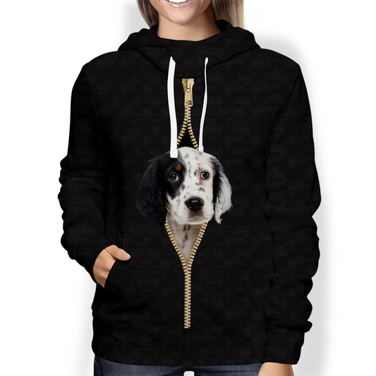 I'm With You - English Setter Hoodie V1