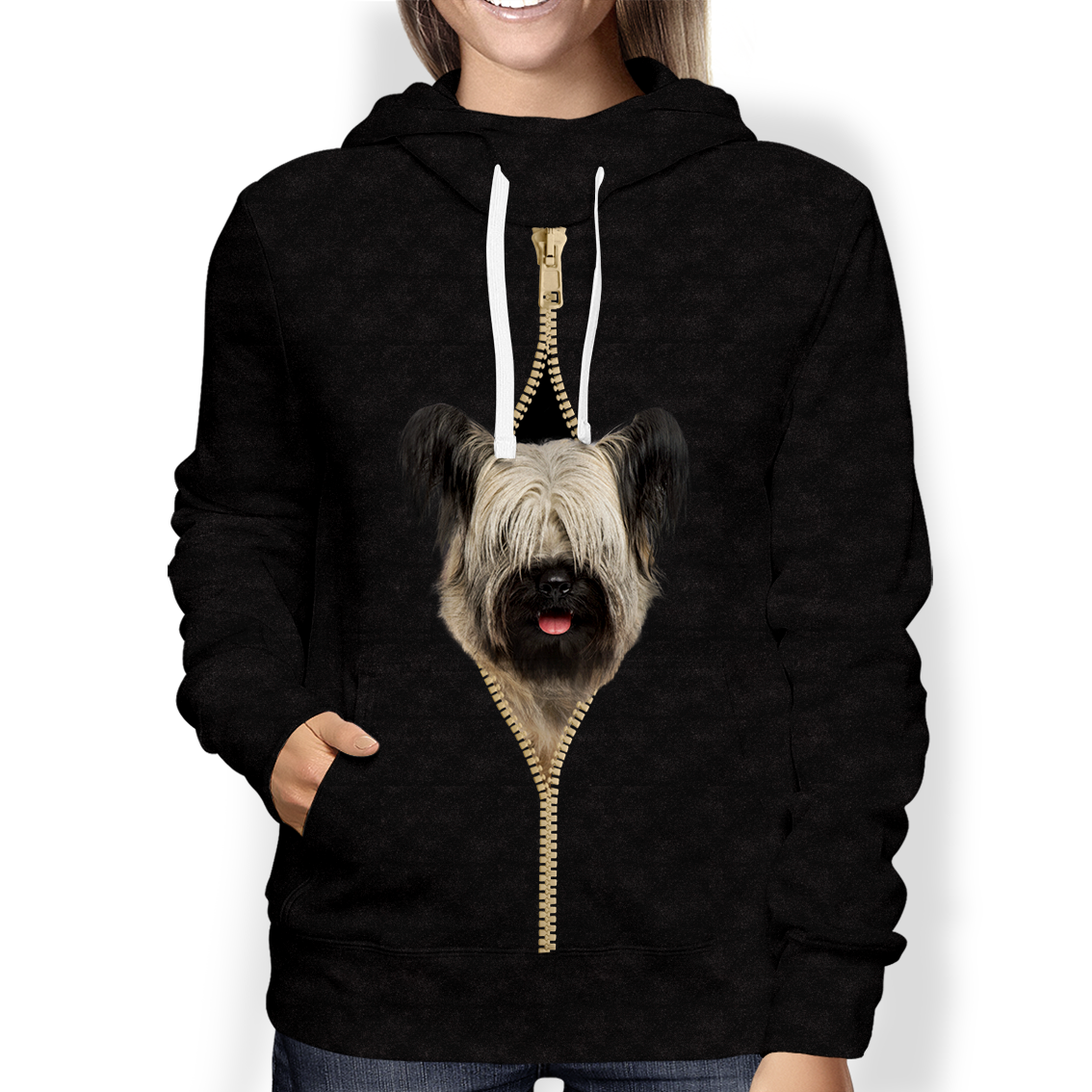 I'm With You - Skye Terrier Hoodie V2