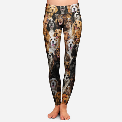 You Will Have A Bunch Of English Cocker Spaniels - Leggings V1