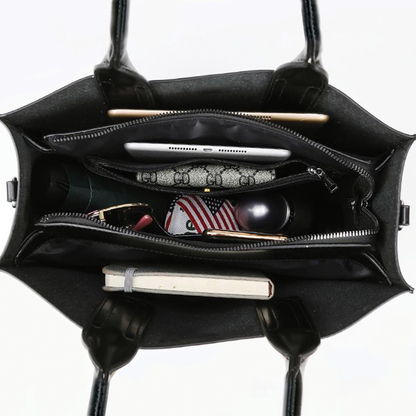 Reduce Stress At Work With Border Collie - Luxury Handbag V1