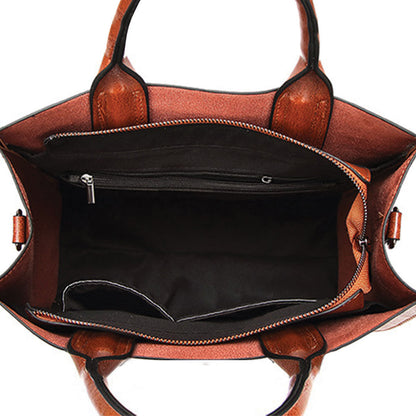 Ihr bester Begleiter – Dapple Dachshund Luxus-Handtasche V1