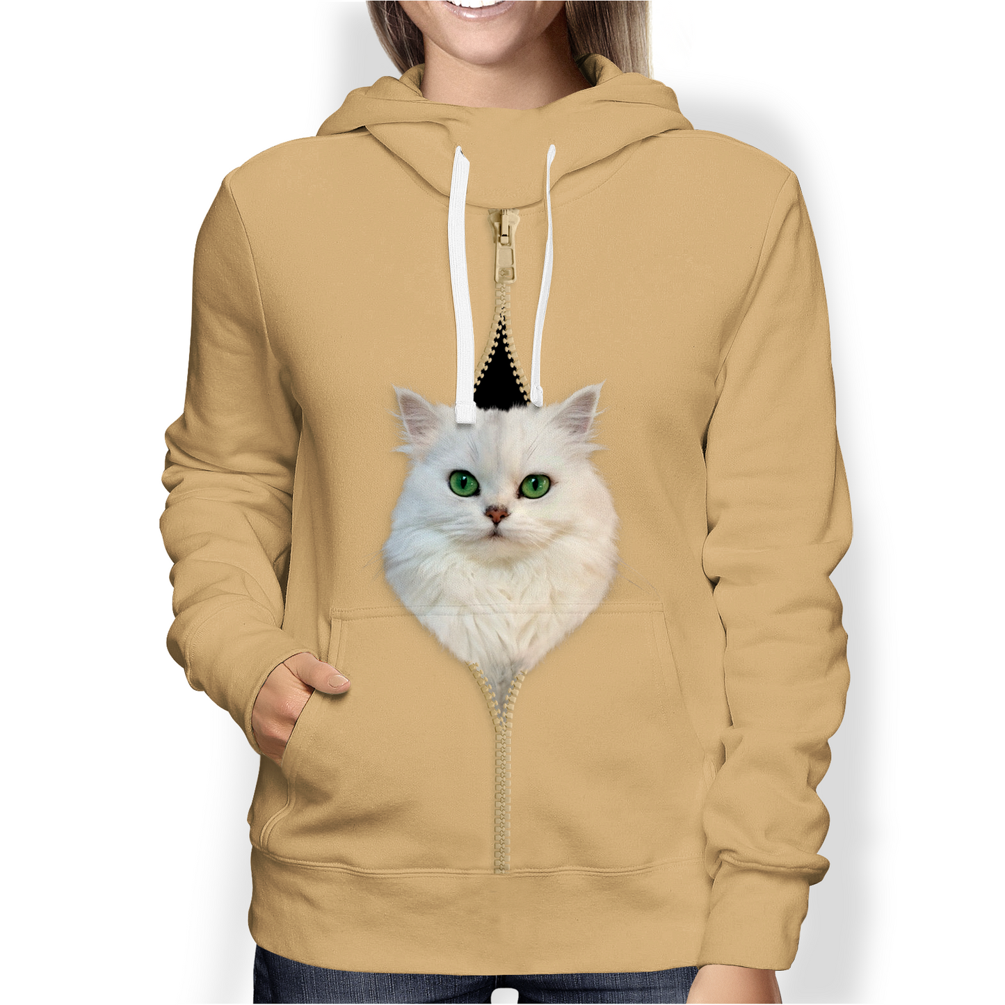 Persian Chinchilla Cat Hoodie V1 - 4