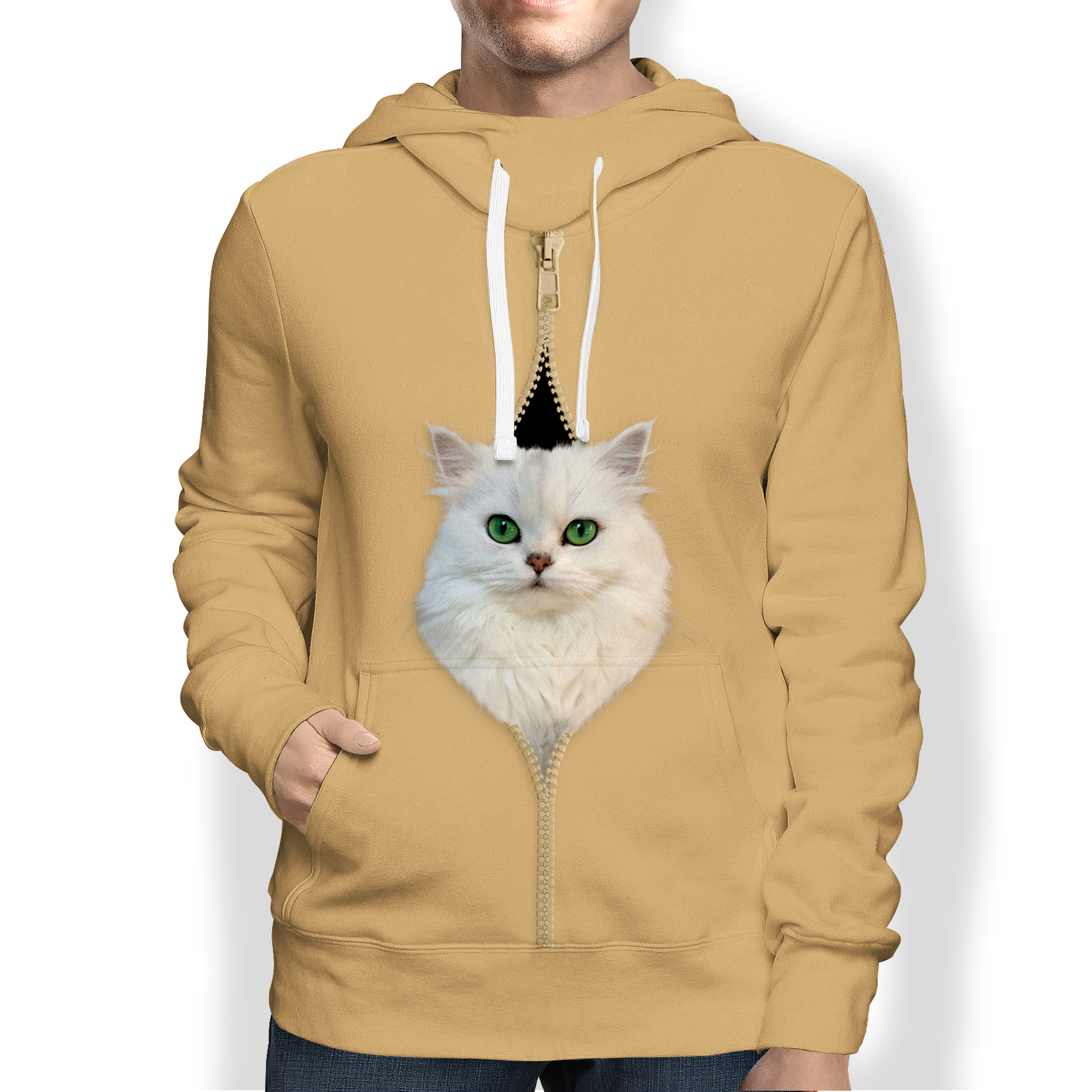 Persian Chinchilla Cat Hoodie V1 - 5