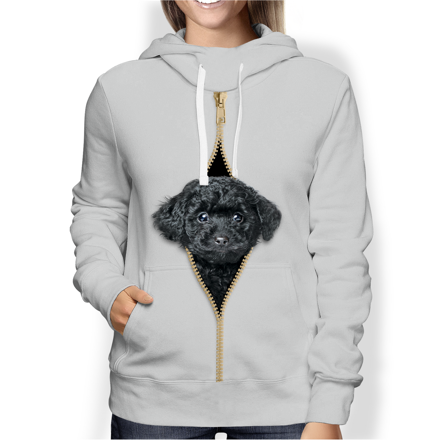 I'm With You - Poodle Hoodie V4