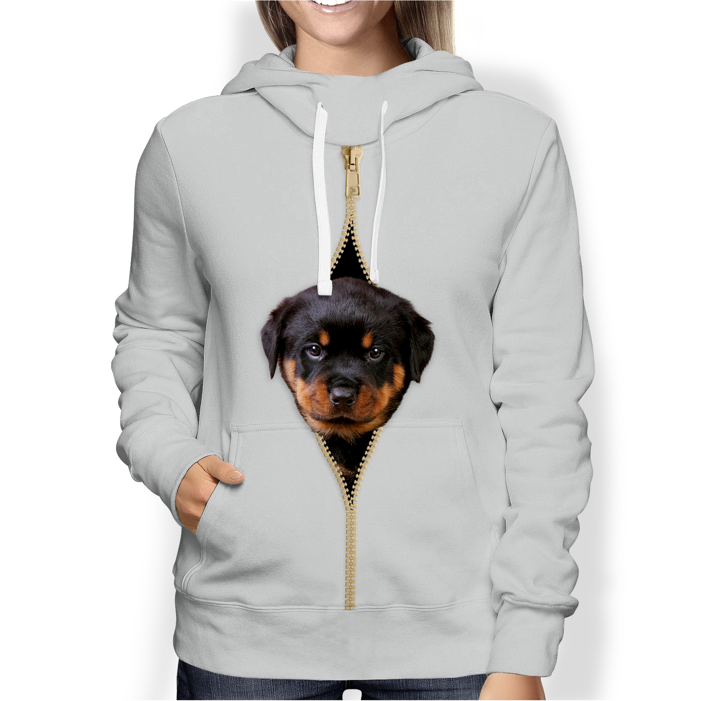 I'm With You - Rottweiler Hoodie V1