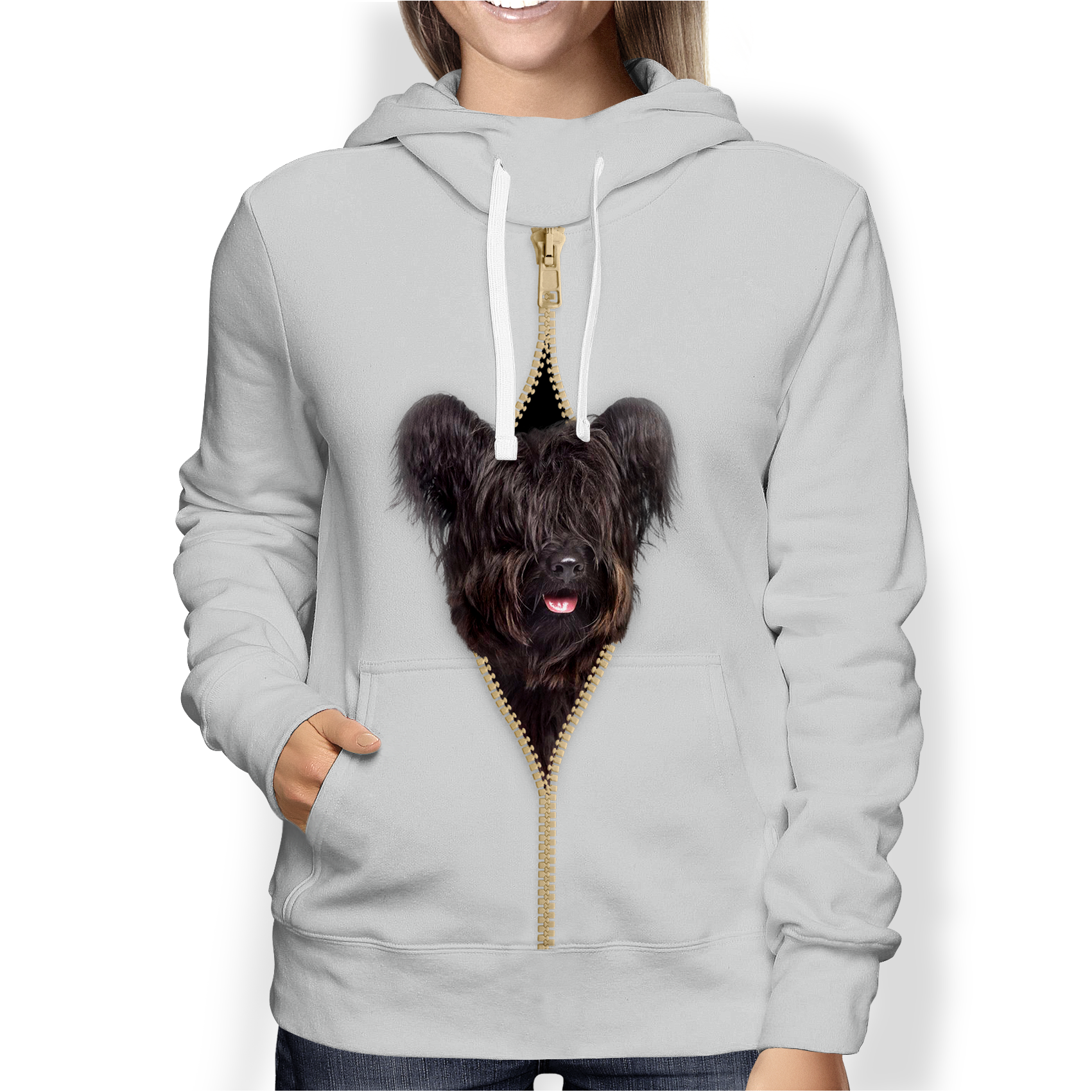 I'm With You - Skye Terrier Hoodie V3