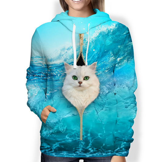 So cool - Perser-Chinchilla-Katzen-Hoodie V1