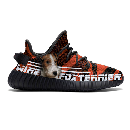Gehen Sie mit Ihrem Wire Fox Terrier - Sneakers V1