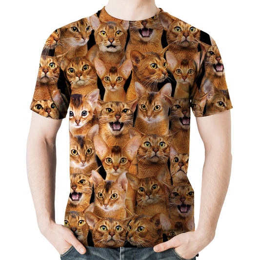 Vous aurez une bande de chats abyssins - T-Shirt V1