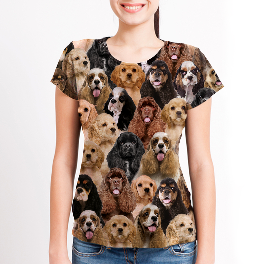 You Will Have A Bunch Of American Cocker Spaniels - T-Shirt V1