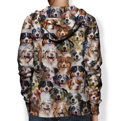 Sie werden einen Haufen australischer Schäferhunde haben - Hoodie V1