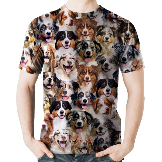 Sie werden einen Haufen australischer Schäferhunde haben - T-Shirt V1