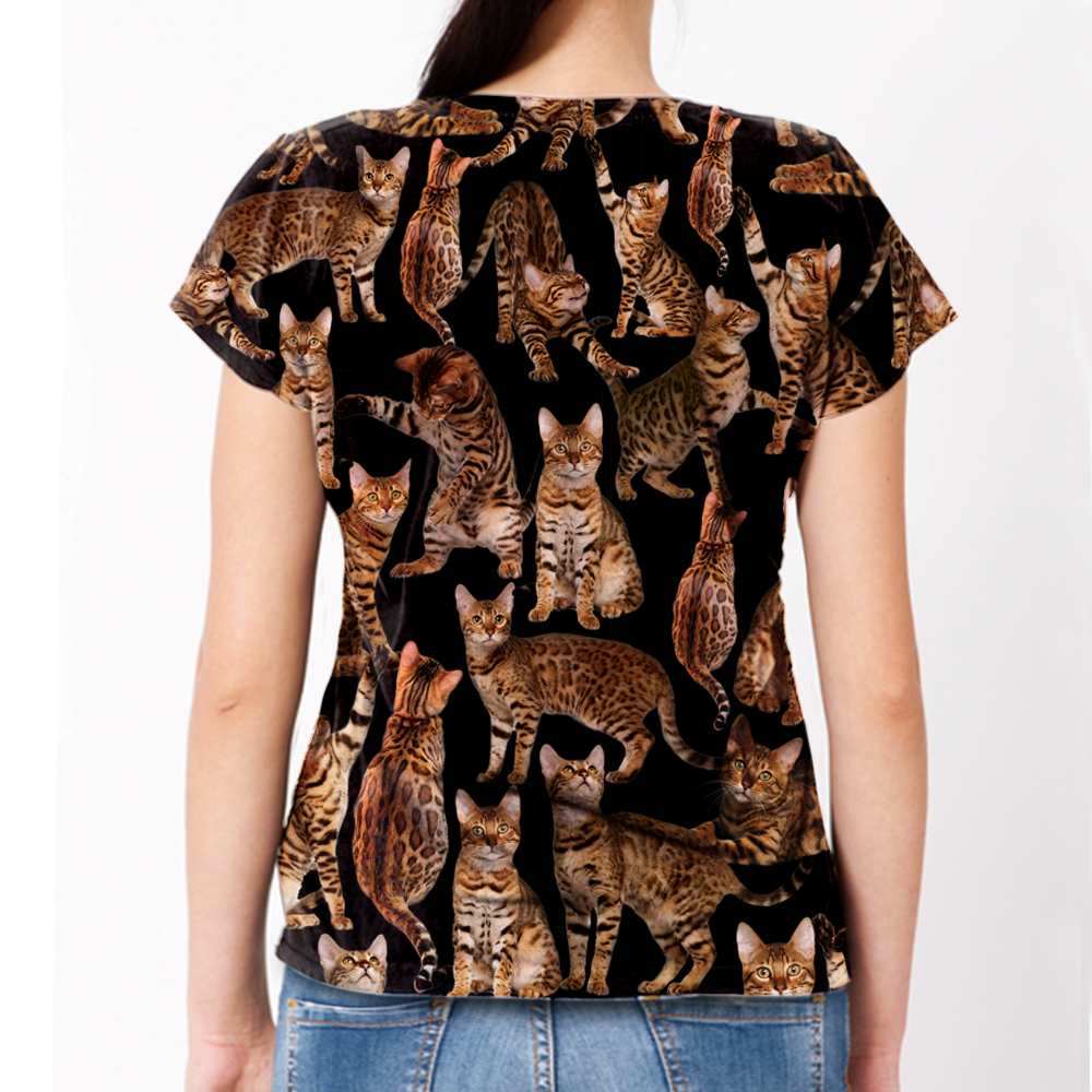 Vous aurez une bande de chats du Bengale - T-Shirt V1