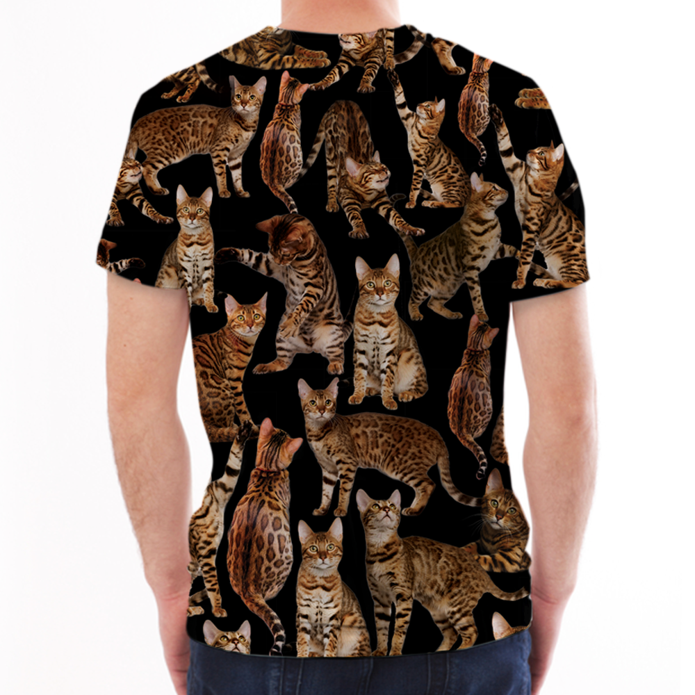 Vous aurez une bande de chats du Bengale - T-Shirt V1