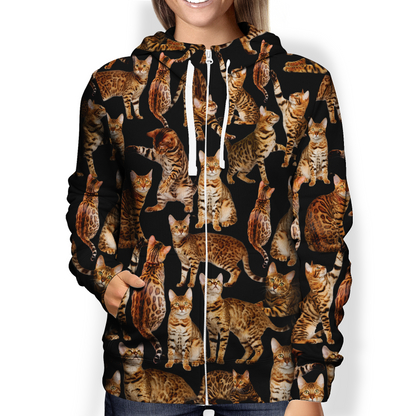 You Will Have A Bunch Of Bengal Cats - Hoodie V1