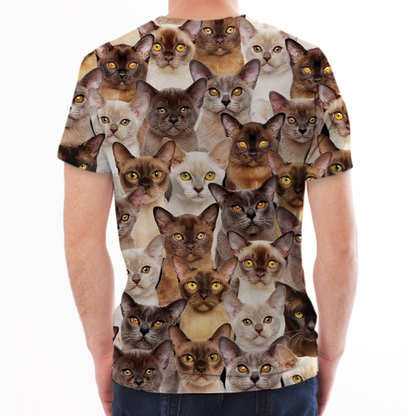 Du wirst einen Haufen burmesischer Katzen haben - T-Shirt V1