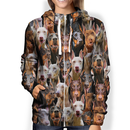 You Will Have A Bunch Of Doberman Pinschers - Hoodie V1
