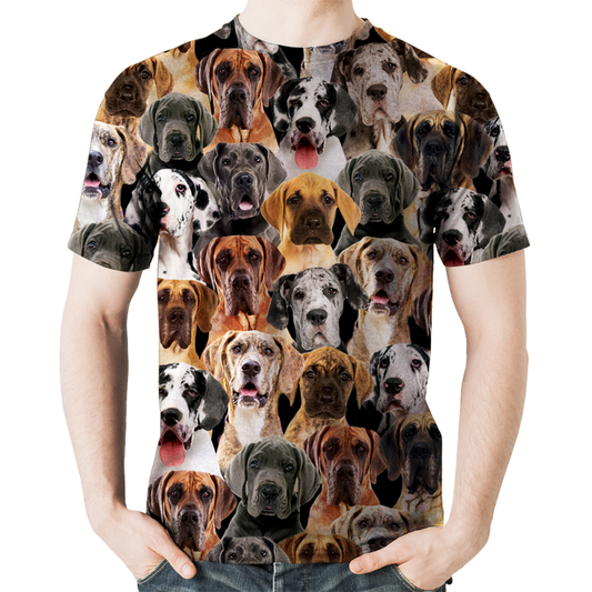 Du wirst eine Menge Deutsche Doggen haben - T-Shirt V1