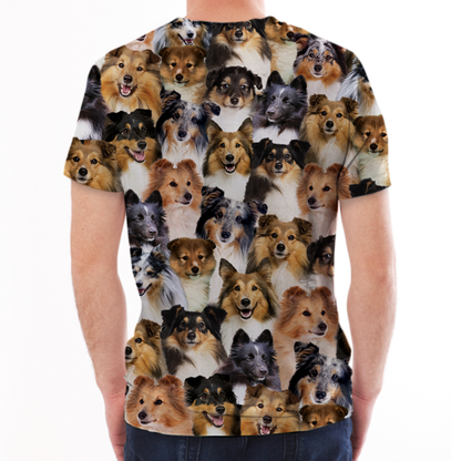 Sie werden einen Haufen Shetland-Schäferhunde haben - T-Shirt V1