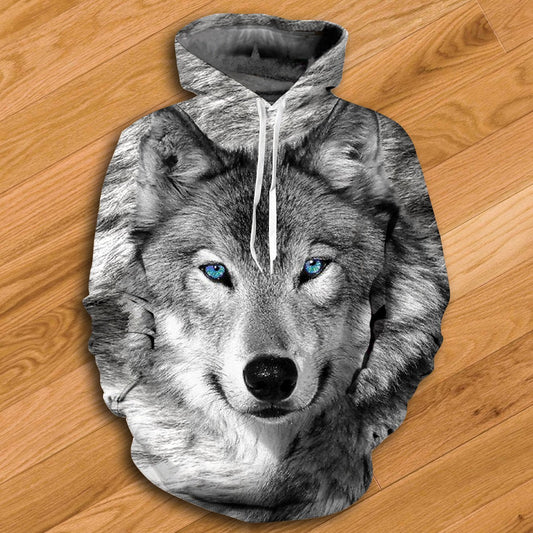 Wolf Hoodie - All Over V1