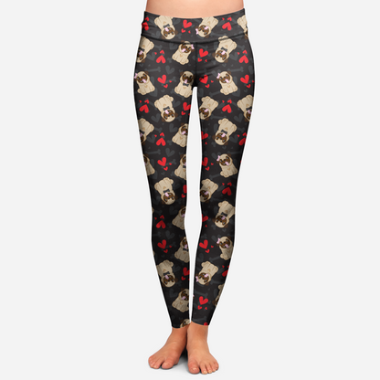 Cute Pug - Leggings V4