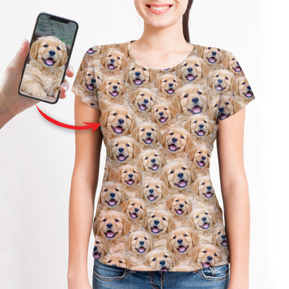 A Bunch - T-shirt personnalisé avec la photo de votre animal