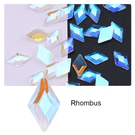 Rhombus 3D Nail Art Serie 50–100 Stück ND